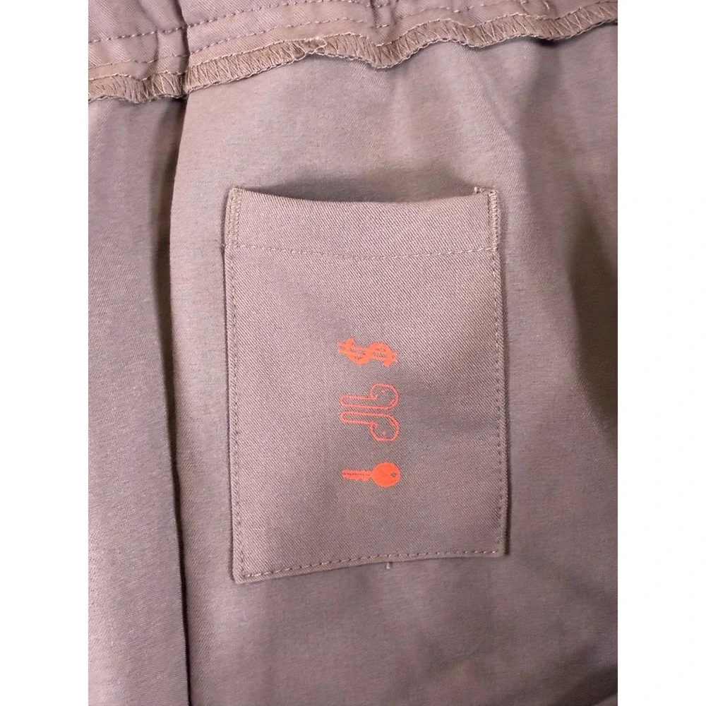 FIGS Tansen Jogger Scrub Pants 6XL Short Mauve Brown Orange Drawstring-NWT